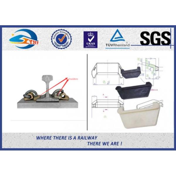 Reinforced Nylon 66 Rail Insulator Angle Guide Plate Plastic And Rubber Part