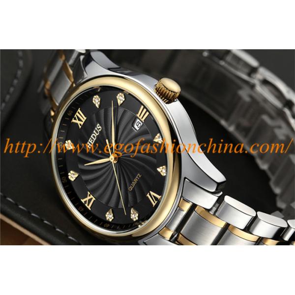 Rose Gold Black White Woman Watch Luxury Watch for Man Stainless Steel Watch Quartz Watch