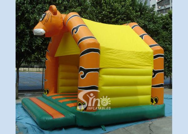 Lovely Blow Up Kids Inflatable Tiger Jumping Castles for kids Inflatable Bouncy Castle Fun