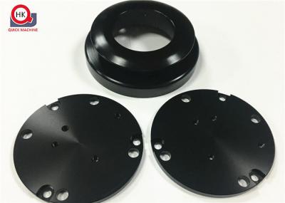 CNC Turn Machining Thread Fittings Black Color Surface Treatment Optional