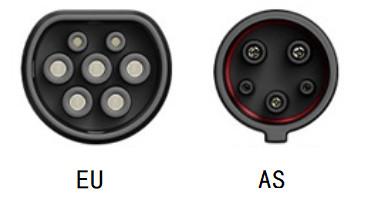 Electric Vehicle New Energy Charger Black L=3/5/10m 3.5kw/7kw/11kw/21kw  high efficiency charger