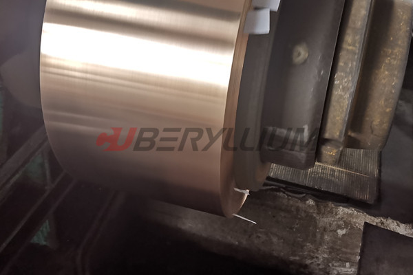 достигшие возраста прокладки меди бериллия astm C17500 на DIN 2,1285 катушки 0.3x30mm CuCo2Be