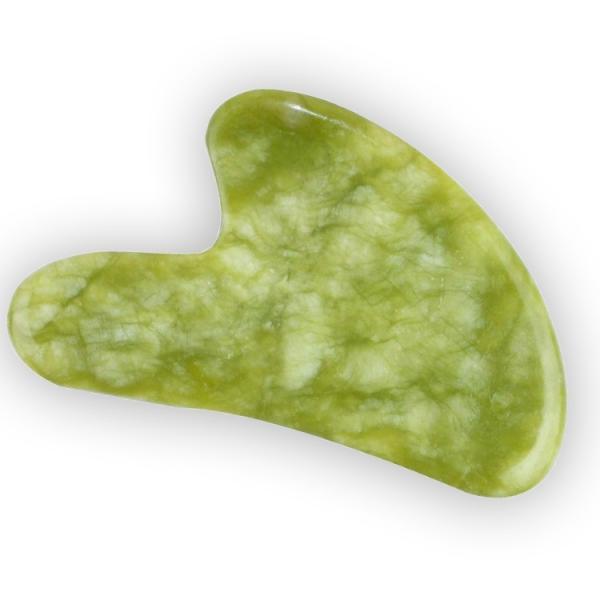 Customized Logo Natural Xiuyan Green Jade Gua Sha Massager Kit for Face Skin Revitalizer
