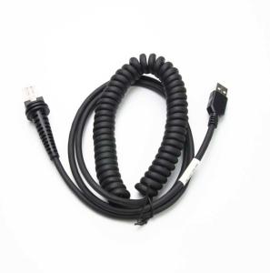 Spiral PVC USB Barcode Scanner Cord For Honeywell 1900GSR 1902GHD
