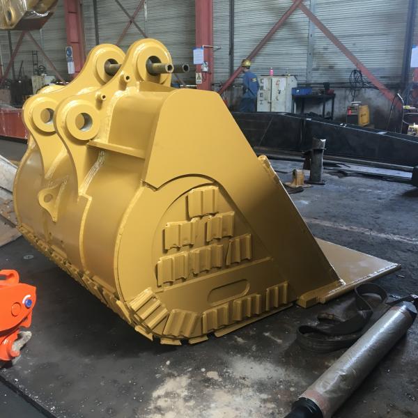 PC300 OEM Heavy Duty Digging Hitachi Excavator Rock Bucket With Teeth