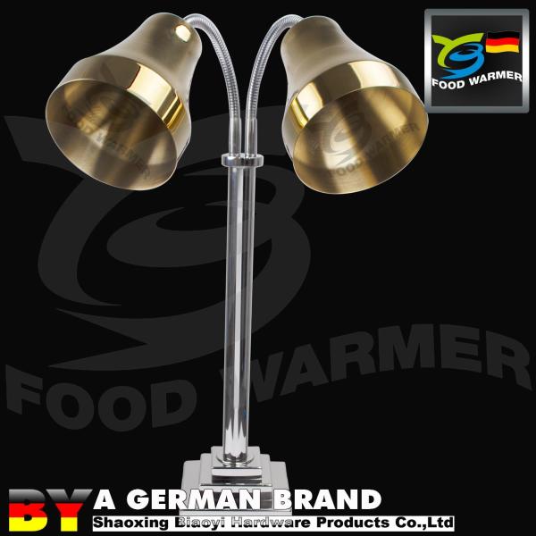 Luxury Free Standing Heat Lamp Low Power Consumption Mirror Polish Surface Treatment