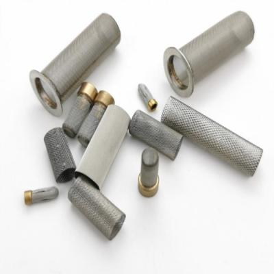 SS201  SS316 Stainless Steel Filter Tube Cylinder Oil Filter Wire Mesh Customized