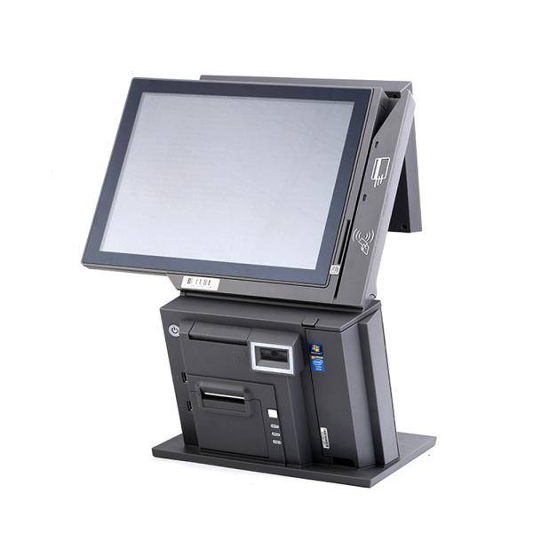 New Design 15 Inch Square Screen with 12 Inch All In One Hospitality POS System