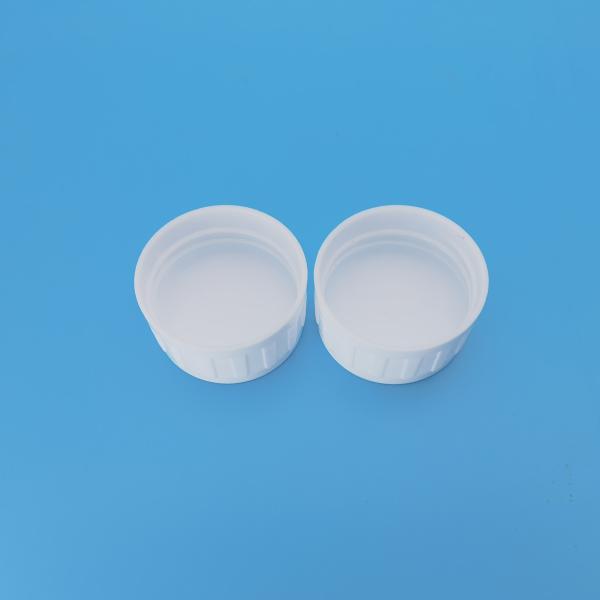 38/410 White Plastic Screw Cap Makeup Remover Water Bottle Cover