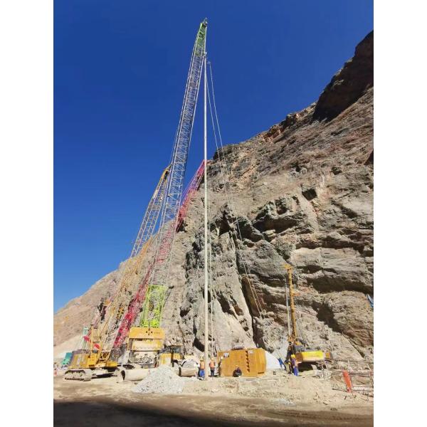 China 180 kW 426 mm vibroflot equipment pile driver for ground improvement applied in Middle East