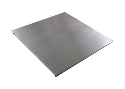 escala de plataforma 3T de aço inoxidável escovada eletrônica de 1.5x2m
