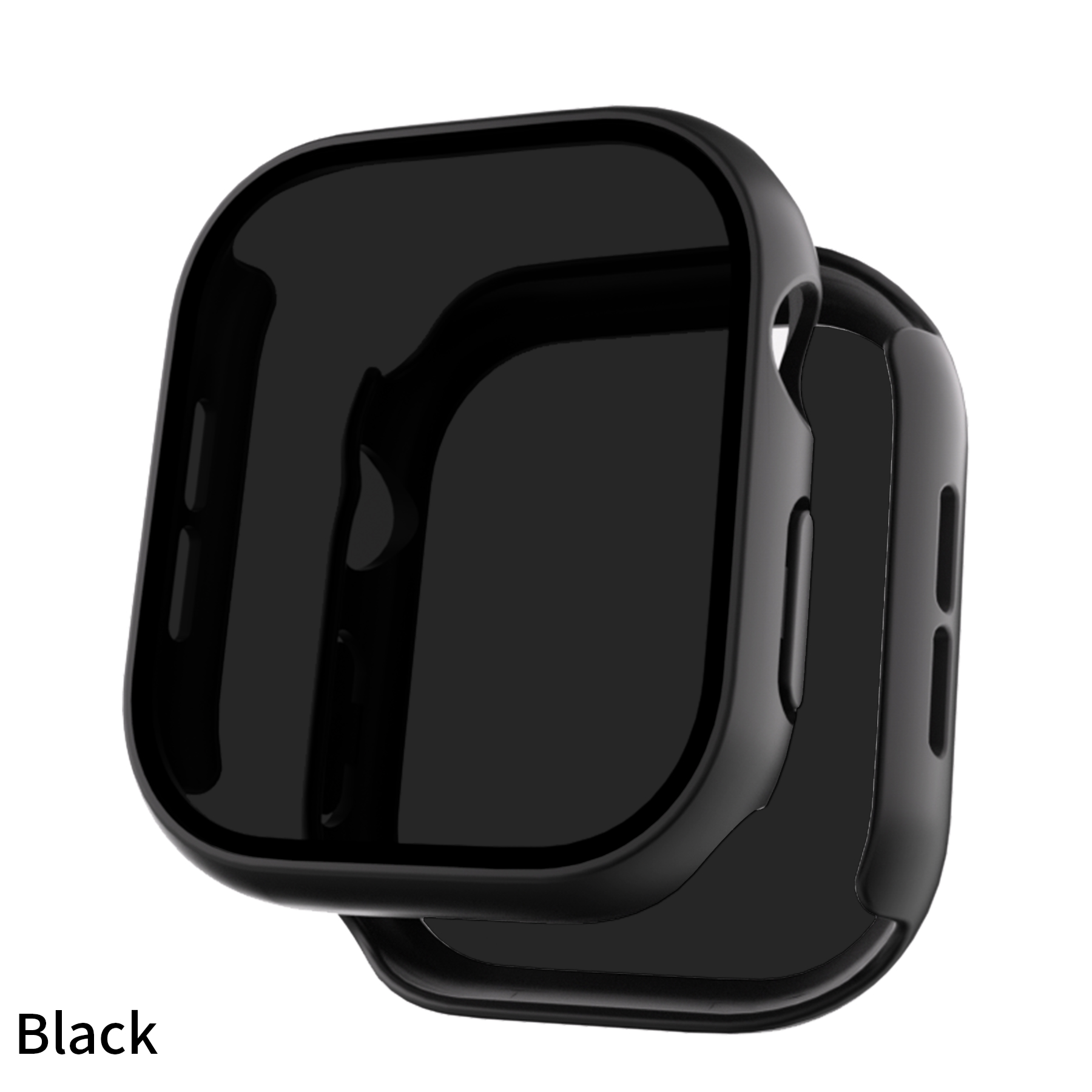 Eraysun Oil-sprayed Anti-peeping Shell Film Integrated for Apple Watch Series10 42mm 46mm Protector Watch Case