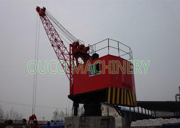 High Durability Port Harbour Crane , 40T Lattice Boom Crane Small Footprint
