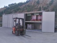 Storage Containers Metal Freight Containers With Side Opening Doors