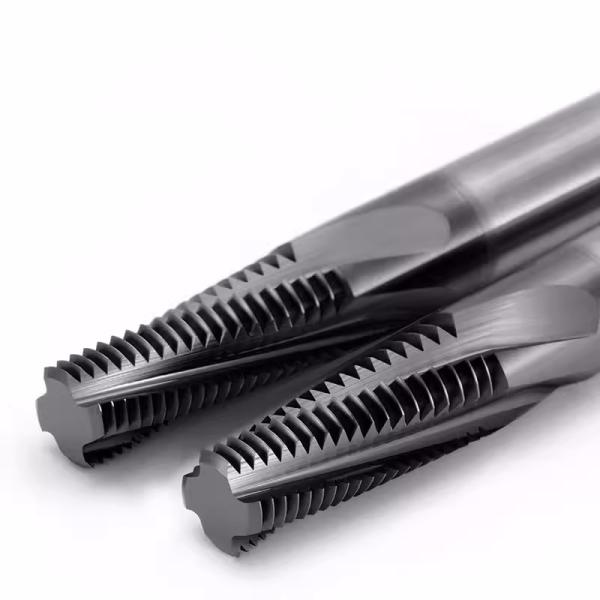 Full Tooth Threading End Mill , 55 Degree Solid Carbide Thread Milling Tools