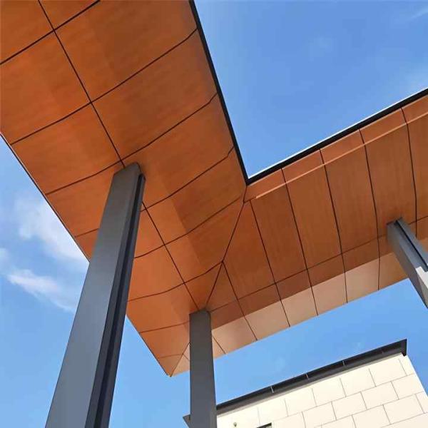 Acoustic Wood-Look Aluminum Panel for Office Door Cladding and Wall Systems