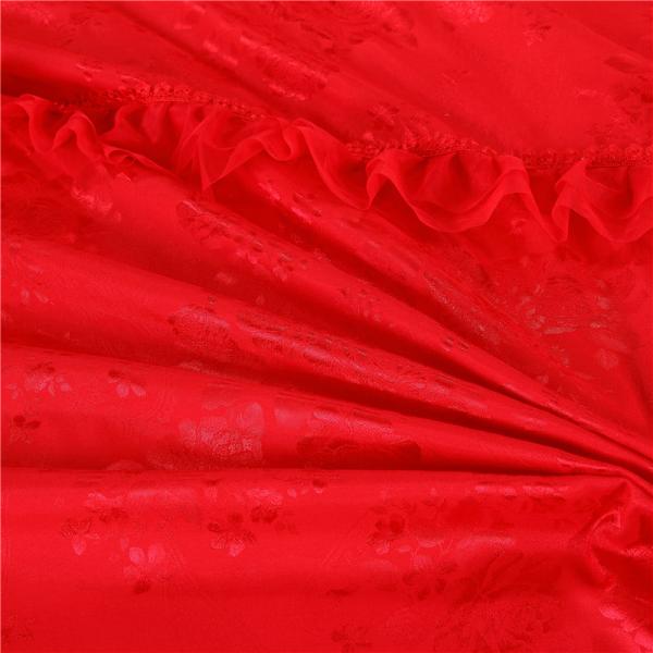 Set de ropa de cama de lujo de boda 100% algodón 200TC Sillón de cama Sillón de cama anti tirón