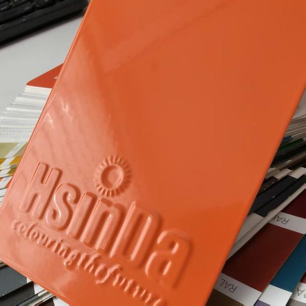 Outdoor Heat Oroof  RAL 2004 90% Glossy Orange Dry Powder Coating Paint for Cabinet Box Spray Coat