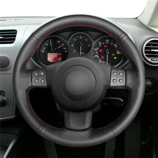 Seat Leon Mk2 Ibiza 6L 2006 2007 2008 Custom Steering Wheel Cover with and Sewing Tool