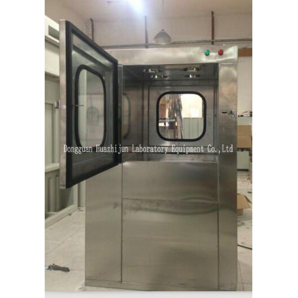 Surable Metal Air Shower Pass Box Buzzers Intercoms Available For Cleanroom