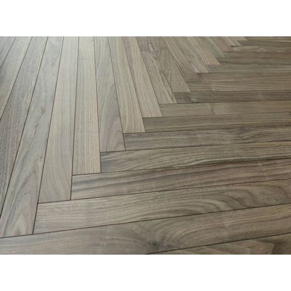52mm American Walnut Herringbone Parquet Flooring with 3MM Top Veneer and 1210 x 52 x 10MM Size
