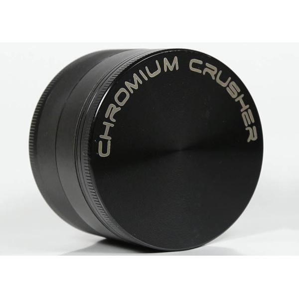 Chromium Zinc Alloy Metal Grinder Weed Flat Plate Smoke Mill / Crusher 40 50 55 63 75mm
