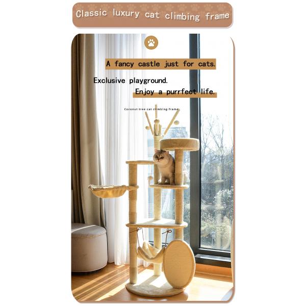 Sale Cat Scratching Board for Playing and Sleeping Large Tall Cat Climbing Frame