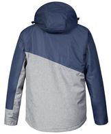 Relaxed Fit Mens Warm Waterproof Coat With Two External Zippered Pockets