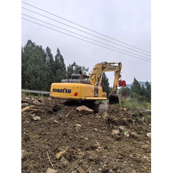 Original de Japón Marca Komatsu Excavadora de retroexcavadora Pc200-8 Usada con una enorme capacidad para la minería