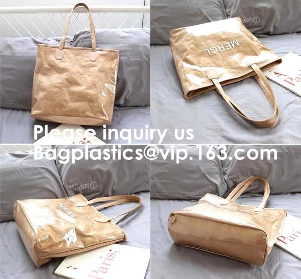 Crossbody Fashion Tyvek Tote Bag, Tyvek Craft Paper Tote Bag, Storage, Travel, Promotion, Makeup Packing