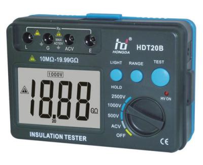 antiparasitário manual inteligente do medidor HDT20B da resistência de isolação