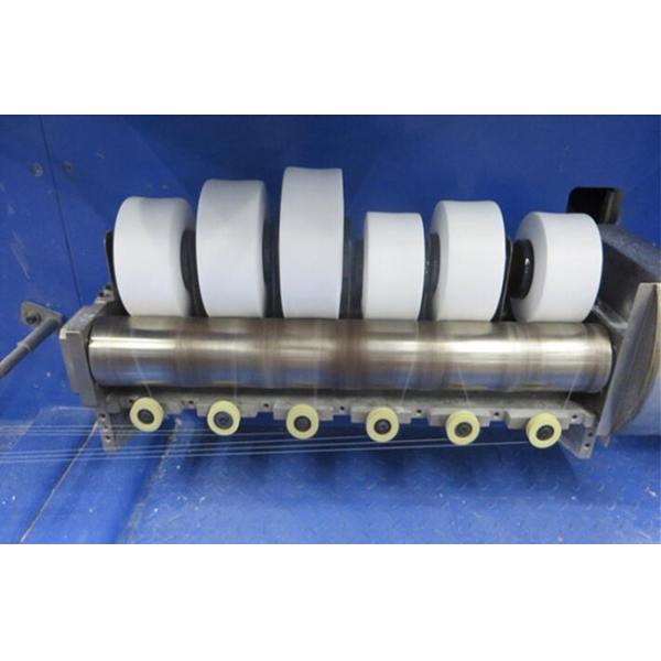 Blanc cru de haut de la ténacité 560D de couche-culotte fil nu de Spandex pour des produits de bébé