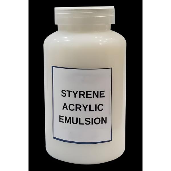 Émulsion copolymère liquide de polymère acrylique styrène aqueux industriel