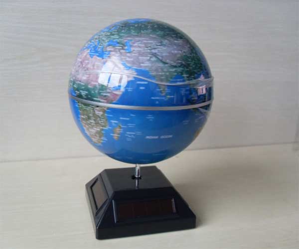 Eco - friendly ABS Solar Powered Globe for decoration office / study room