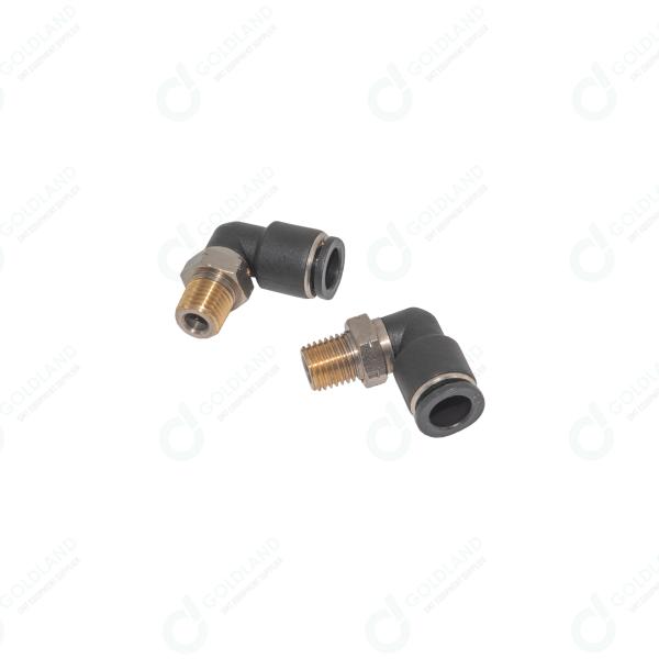 42740613 Automatic Insertion Machine Spare Parts Male Elbow Through Hole SMT Ai Spare parts