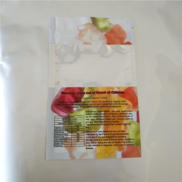 Мешки камедеобразного медведя конфеты семян пеньки КБД ТХК настоянные Эдитале пластиковые упаковывая Ресеалабле саше Зиплок Мылай