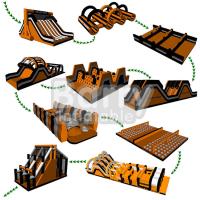 Desafio Crianças Adultos Curso de Obstáculos Inflável 5k 0.55mm Pvc Inflável Combo