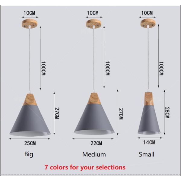 Wood Restaurant Pendant Light