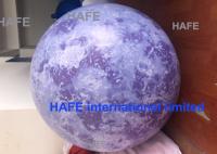 decoração inflável da noite do hélio da terra inflável do balão da lua de 4M Gaint