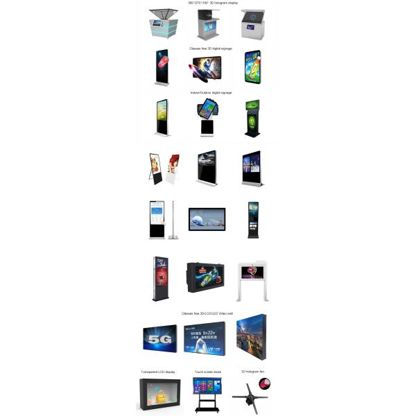 Wall Mounted 43 Inch Digital Signage Kiosk Led Display