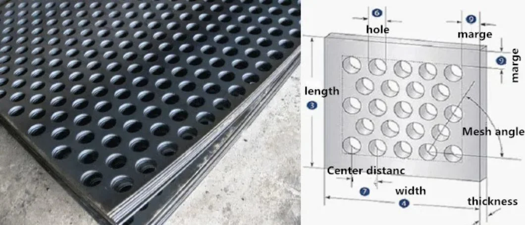 Hot Sale Holes Hexagonal Perforated Metal Sheet by ISO Manufacture