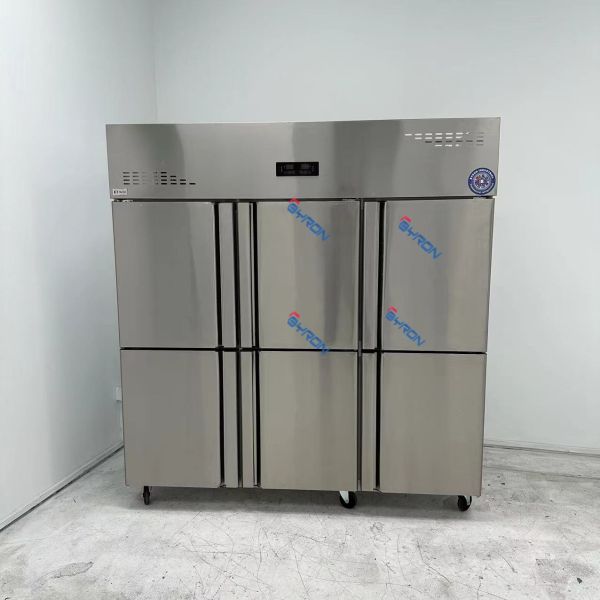 Business Food Glass Door Display Freezer Upright Display Freezer Customized Logo
