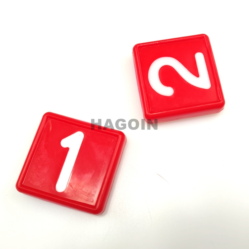 ABS Custom Plastic Parts Two Color Plastic Injection Parts Overmolding
