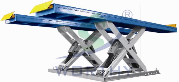 Automatic and Synchronized Heavy Duty Vehicle Scissor Lift W-12T