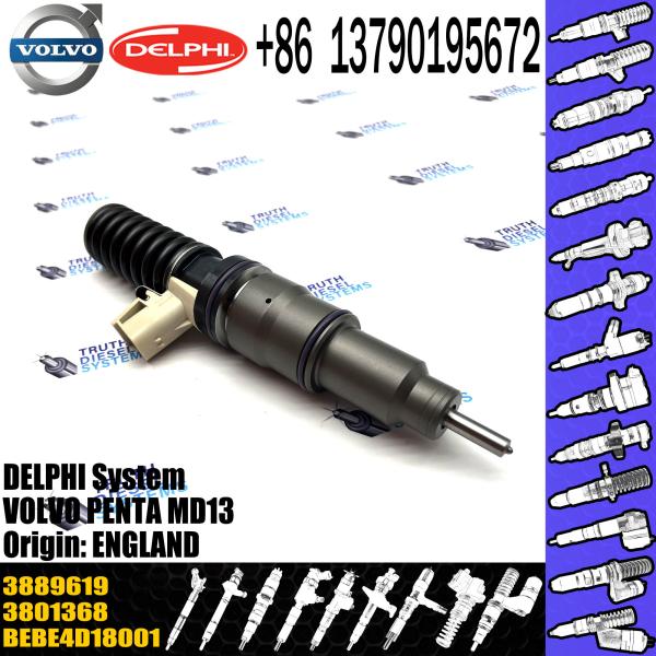 Inyector de combustible diesel de alta calidad 3801368 3889619 BEBE4D18001 para VOL PENTA MD13