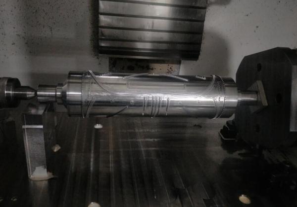 Knurling Shaft Rollers CNC Prototype Machining For KN95 Face Machine Components