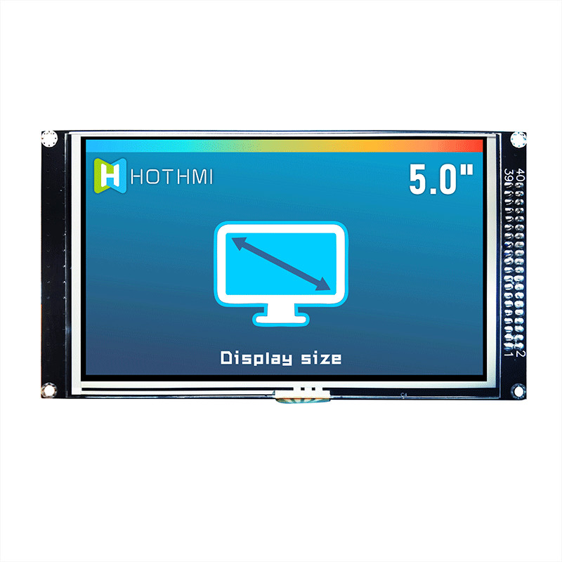 5,0 панель модуля дюйма 800x480 IPS сопротивляющаяся TFT с доской регулятора LCD
