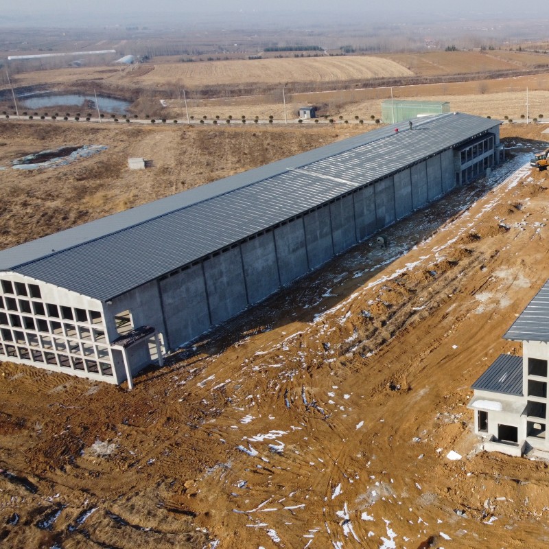 Prefabricated Insulated Steel Structure Poultry House For Layer Farm
