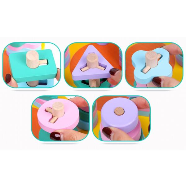 Cognitive Crocodile Bear Shape Early Education Puzzle