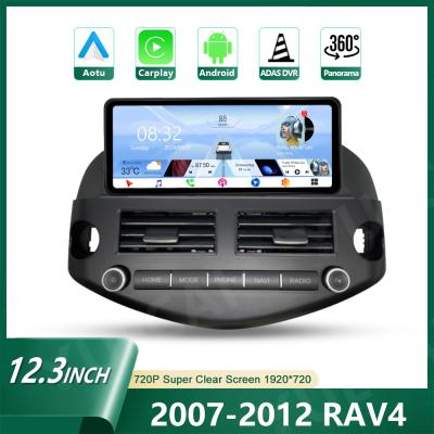 12.3-Inch Android 13 Car Head Unit with BT 5.0 DSP GPS for 2007-2012 RAV4
